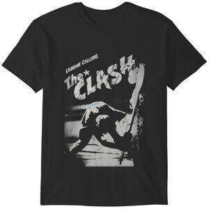 The Clash London Calling Retro Rock Band Graphic Fan Tee T-Shirt 81